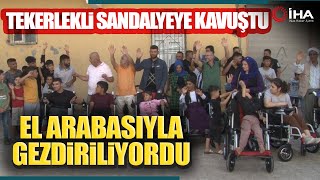 El Arabasıyla Gezdirilen Engelli Genç Tekerlekli Sandalyesine Kavuştu [upl. by Wilow701]