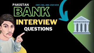 Bank 🏛️Interview Questions And easy to remember Mr Channa [upl. by Ranique]