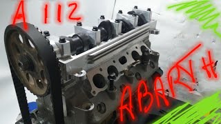 A 112 Abarth  2° parte  Elaborazione testata  falso montaggio distribuzione [upl. by Vassaux]