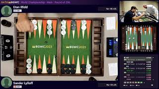 Ilfeld vs Sanders 2023 Backgammon World Championship [upl. by Yalcrab]