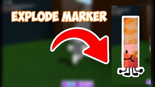 How to Get The “Explode Marker”  ROBLOX FIND THE MARKERS [upl. by Casta481]