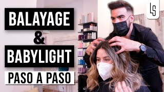 LAS MECHAS PERFECTAS  BALAYAGE amp BABYLIGHT  LOBELIA SAGASTA [upl. by Weisbrodt]