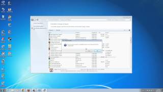 How to Uninstall Programs on Windows 7 [upl. by Enyrehtak]