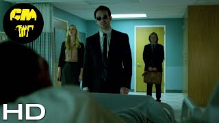 The Punisher Meets Matt Murdock  Hospital Scene  Daredevil S2E6 [upl. by Llesram]