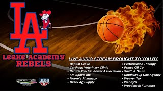 Basketball Leake Academy 5A North State Tournament HSB vs Bayou HSG vs Pillow February 6 2024 [upl. by Idrahs]