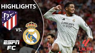 LATE MADRID DERBY EQUALIZER 🔥 Atletico Madrid vs Real Madrid  LALIGA Highlights  ESPN FC [upl. by Aonehc]