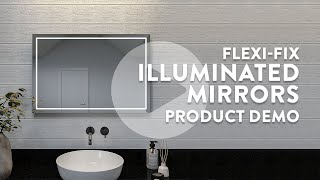 How to fit your Croydex Hang n Lock™ Illuminated Mirrors  Installation Guide [upl. by Macario]