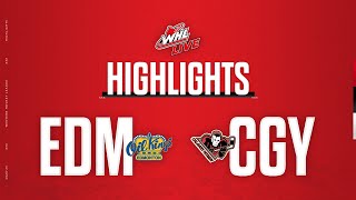 Edmonton Oil Kings at Calgary Hitmen 1125  WHL Highlights 202324 [upl. by Prisca657]