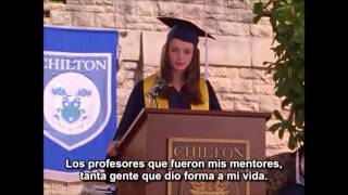 Discurso de graduación de Rory Gilmore Girls [upl. by Eladal494]