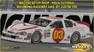 iRacing ARCA Richmond Guide to Qualifying and Race 24S3 [upl. by Ahseet124]