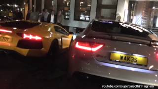 LORD ALEEM VS MIGHTY MO REV BATTLE AVENTADOR VS RS7 REV BATTLE INSANE SOUNDS INSANE FLAMES [upl. by Hart628]