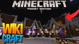 CREATIVE PLOT SERVER  WikiCraft MCPE 11 Server  Minecraft PE Pocket Edition [upl. by Terrej]