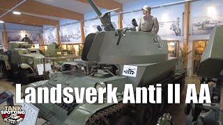 Landsverk Anti II AA Tank Walkaround  WW2 Effective Selfpropelled AntiAircraft  Panssarimuseo [upl. by Ahlgren]