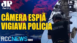 RCC News 18h 0401 Câmera clandestina monitorava policiais na região de fronteira [upl. by Notsur]