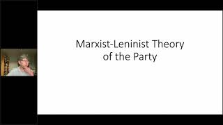 MarxistLeninist Theory of the Party [upl. by Alyhs752]