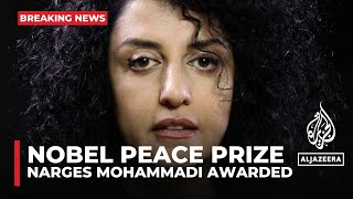 Iran’s Narges Mohammadi wins the Nobel Peace Prize [upl. by Alikam152]