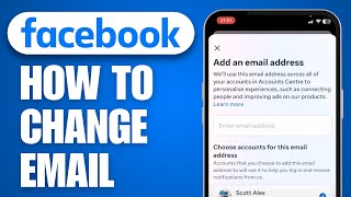 How To Change Email Address On Facebook 2024 [upl. by Yenobe]