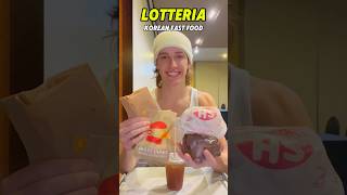 LOTTERIA SMACKDOWN koreanfastfood mukbang [upl. by Ailel]