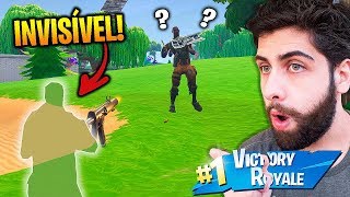 CONSEGUI FICAR INVISÍVEL NO FORNITE BUG INCRÍVEL [upl. by Gintz]