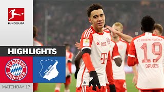 FC Bayern München  TSG Hoffenheim 30  Highlights  Matchday 17 – Bundesliga 202324 [upl. by Luhe747]