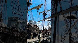 Galleon ship in Rotterdam [upl. by Ardnait]