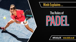 The Rules of Padel Paddle Tennis  EXPLAINED [upl. by Annaigroeg]