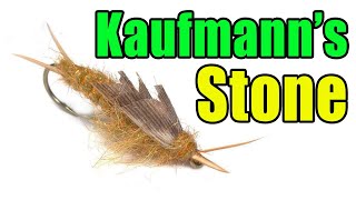 Kaufmanns Stone  Stonefly Nymph Fly Tying  Randall Kaufmann Fly Pattern [upl. by Rosalinde478]