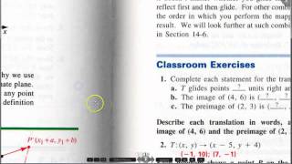 Geometry 143 Translations and Glide Reflections [upl. by Yrian]