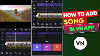 How To Add Music In VN Video Editor  VN App Se Video Editing Kaise Kare  Vn Background Music [upl. by Lerim148]