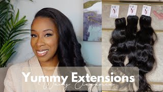 Cambodian Wavy Elegance yummy extensions review  Antonette Shay [upl. by Naitirb168]