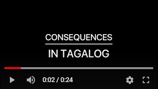 consequences in tagalog  consequences in tagalog kahulugan [upl. by Narine959]