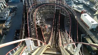 Coney Island Cyclone POV Most Realistic World Famous Wooden Coaster Brooklyn New York [upl. by Judi]