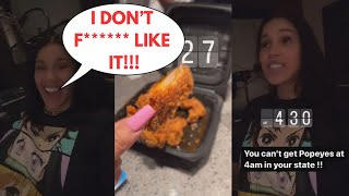 Cardi B LOSES Her Top Over Popeyes Chicken Flavor [upl. by Isleana]