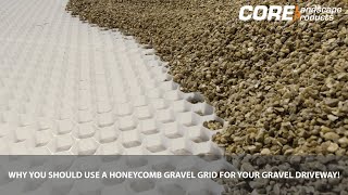 BEST Driveway Ideas 2022  Gravel Stabilisation  Stop Gravel Moving CORE DRIVE [upl. by Naehgem726]