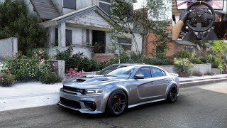 Dodge Charger SRT Hellcat Fast X  Forza Horizon 5  Thrustmaster TX [upl. by Holcman]