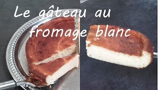 Le Gâteau au fromage blanc  aromatisé au citron [upl. by Aitahs]