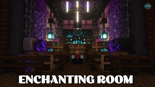 Ultimate Minecraft Enchantment Room  Step by Step Build Guide [upl. by Atarman]