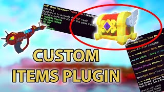 Custom Items Plugin  Minecraft [upl. by Minsat39]