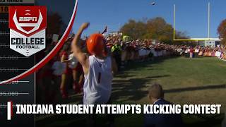 YOU STINK  McAfee doesnt hold back after IU student MISSES BOTH field goals  College GameDay [upl. by Neau]