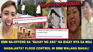 BBM NAOFFEND SA quotBAHAY NG ASOquot NA BIGAY NYA SA NASALANTA LALO PA INASAR NG DDS [upl. by Haduhey]