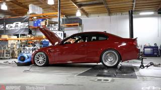 eas  2012 E92 M3 Dyno  Akrapovic Evolution Macht Schnell Stage 2 Intake amp Pulleys [upl. by Ailes]