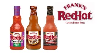 Franks Red Hot Sauces  FOOD REVIEW [upl. by Frank]