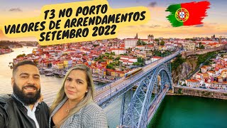 VALORES DE ALUGUEL EM PORTUGAL  APARTAMENTO T3 NO PORTO 113 [upl. by Yrtsed]