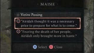 DIABLO 4 Your opinion about Airidah to Maise in Votive passing [upl. by Nero]