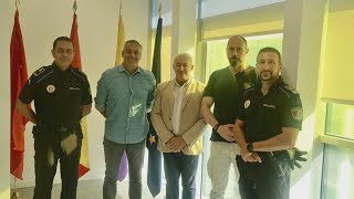 Las policías locales de Alcalá y Torrejón colaborarán durante las fiestas [upl. by Ydnes]