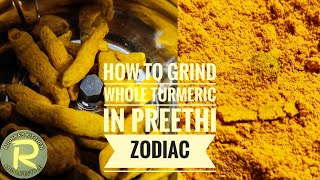 does preethi zodiac really grind turmeric preethizodiac preethi preethigrindingturmeric [upl. by Llenet]