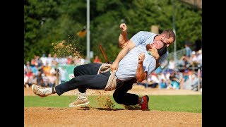 Sensation am Nordwestschweizer Schwingfest Hersche bodigt Aeschbi und feiert ersten Kranzfestsieg [upl. by Jariah]