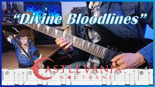 【TABS】Castlevania Nocturne  Rondo Of Blood  Divine Bloodlines Richter Theme Guitar Cover [upl. by Ormiston401]