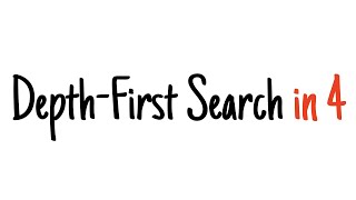 Depthfirst search in 4 minutes [upl. by Sillig]