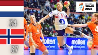 Netherlands vs Norway Handball Womens World Championship Spain 2021 [upl. by Hentrich122]